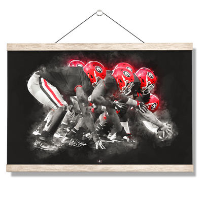 Georgia Bulldogs - Big Dawgs - College Wall Art #Hanging Canvas