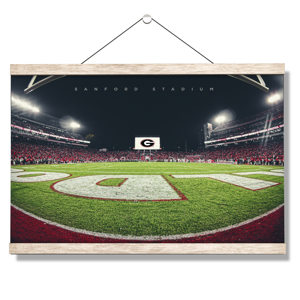 Georgia Bulldogs - Sanford Stadium End Zone - College Wall Art #Canvas