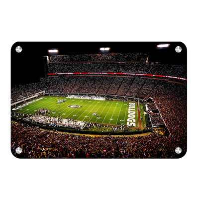 Georgia Bulldogs - It's Saturday and 4th Quarter in Athens - College Wall Art #Metal