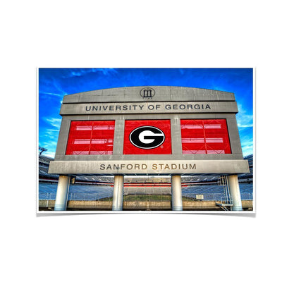 Georgia Bulldogs - Sanford Stadium - College Wall Art #Poster