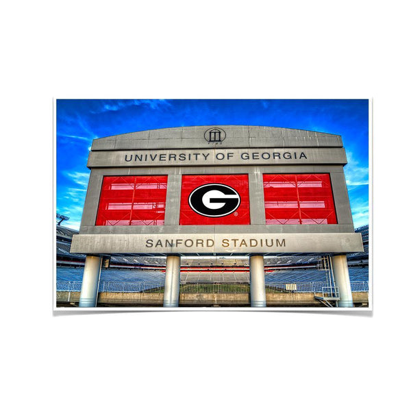 Georgia Bulldogs - Sanford Stadium - Dawg Wall Art