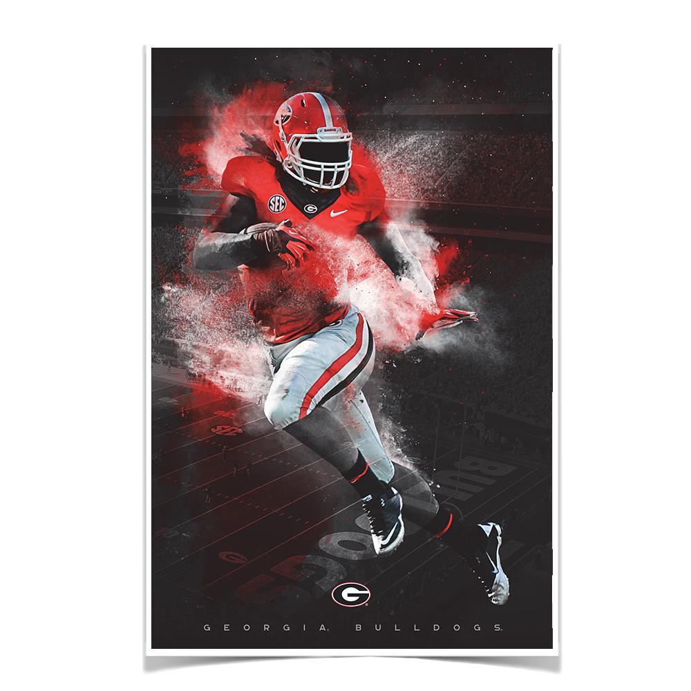 Georgia Bulldogs - UGA Football - College Wall Art #Canvas