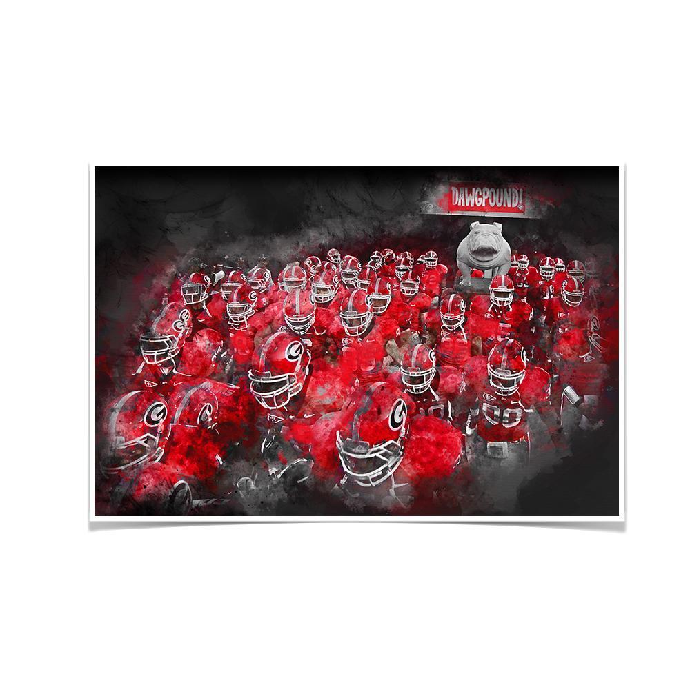 Georgia Bulldogs - Dawg Pound - College Wall Art #Canvas