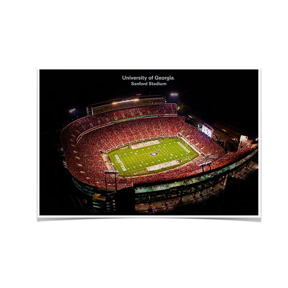 Georgia Bulldogs - University of Georgia Sanford Stadium - College Wall Art #Canvas