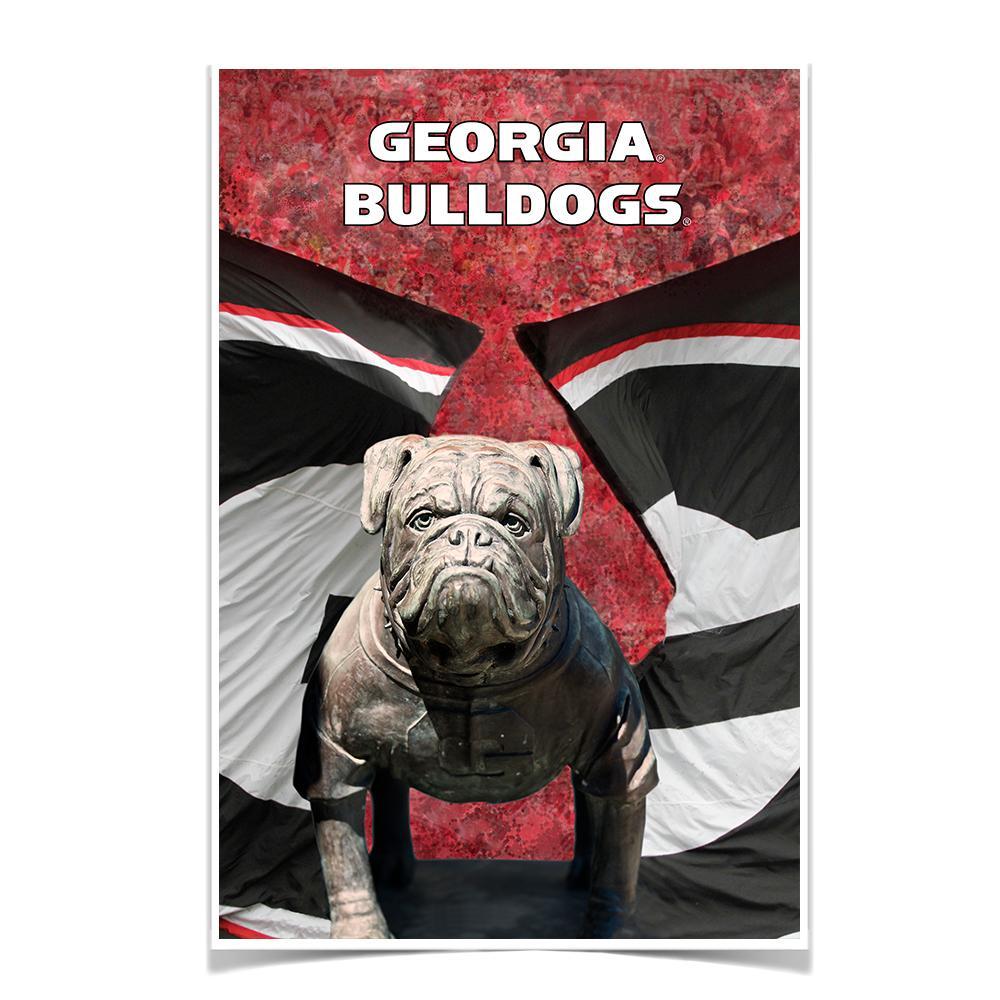 Georgia Bulldogs - Georgia Bulldogs - College Wall Art #Canvas