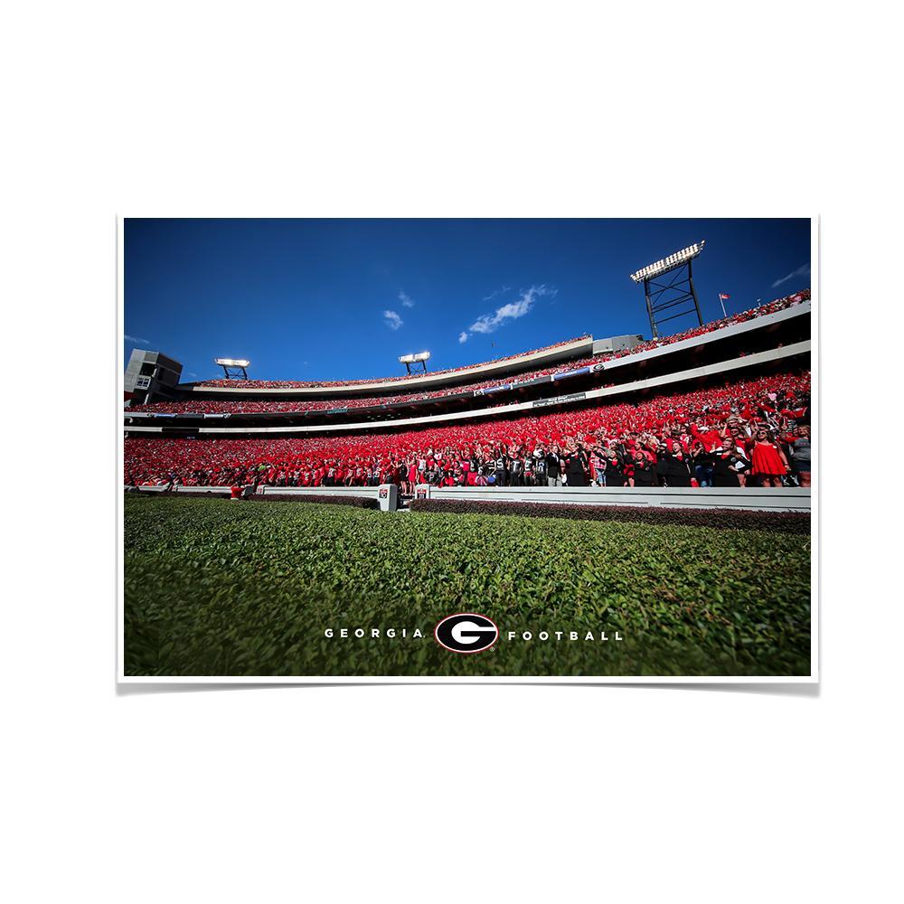 Georgia Bulldogs - Georgia Football - College Wall Art #Canvas