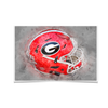 Georgia Bulldogs - Georgia Helmet Fine Art - College Wall Art #Poster