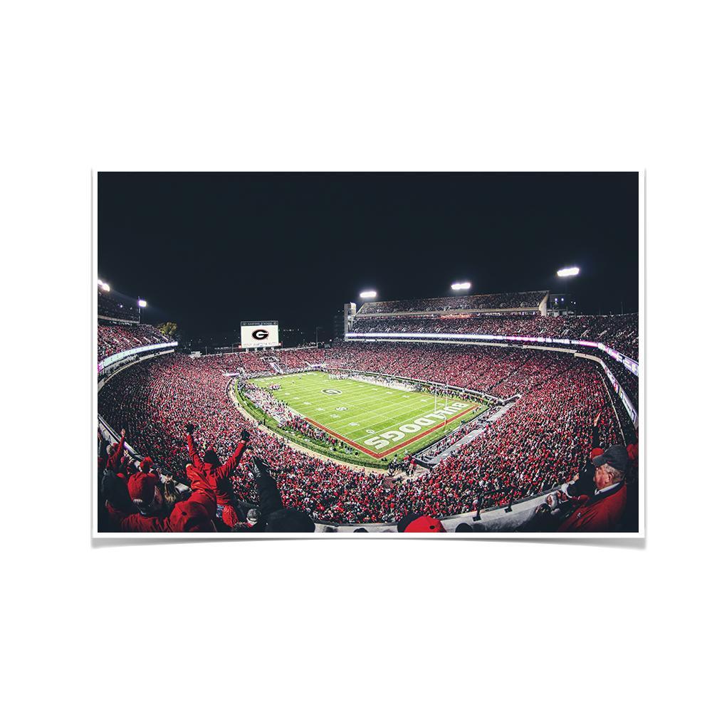 Georgia Bulldogs - Sanford Stadium II - College Wall Art #Canvas