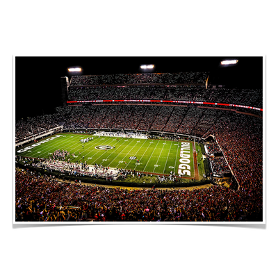 Georgia Bulldogs - It's Saturday and 4th Quarter in Athens - College Wall Art #Poster