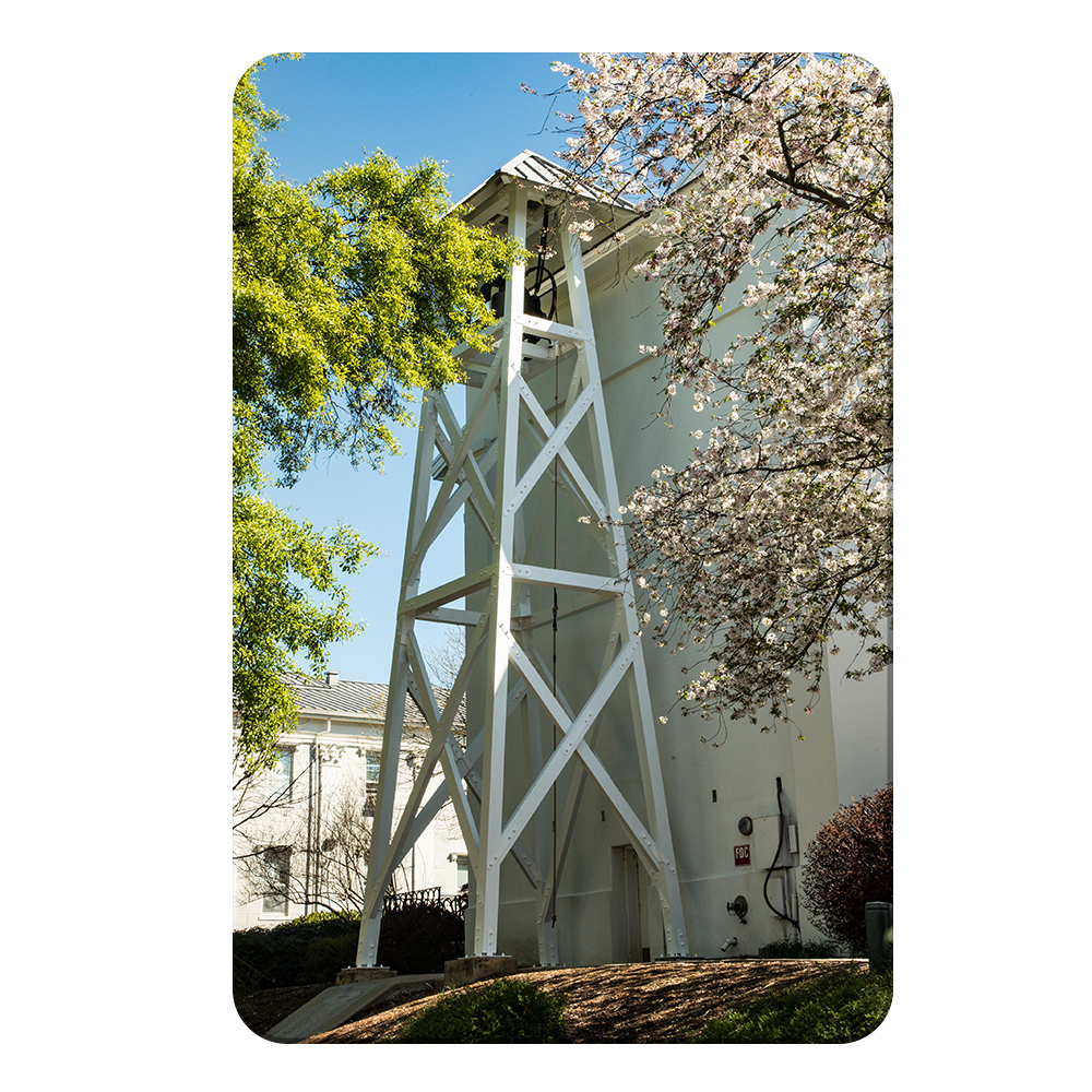 Georgia Bulldogs - Spring Bell Tower - College Wall Art #Canvas
