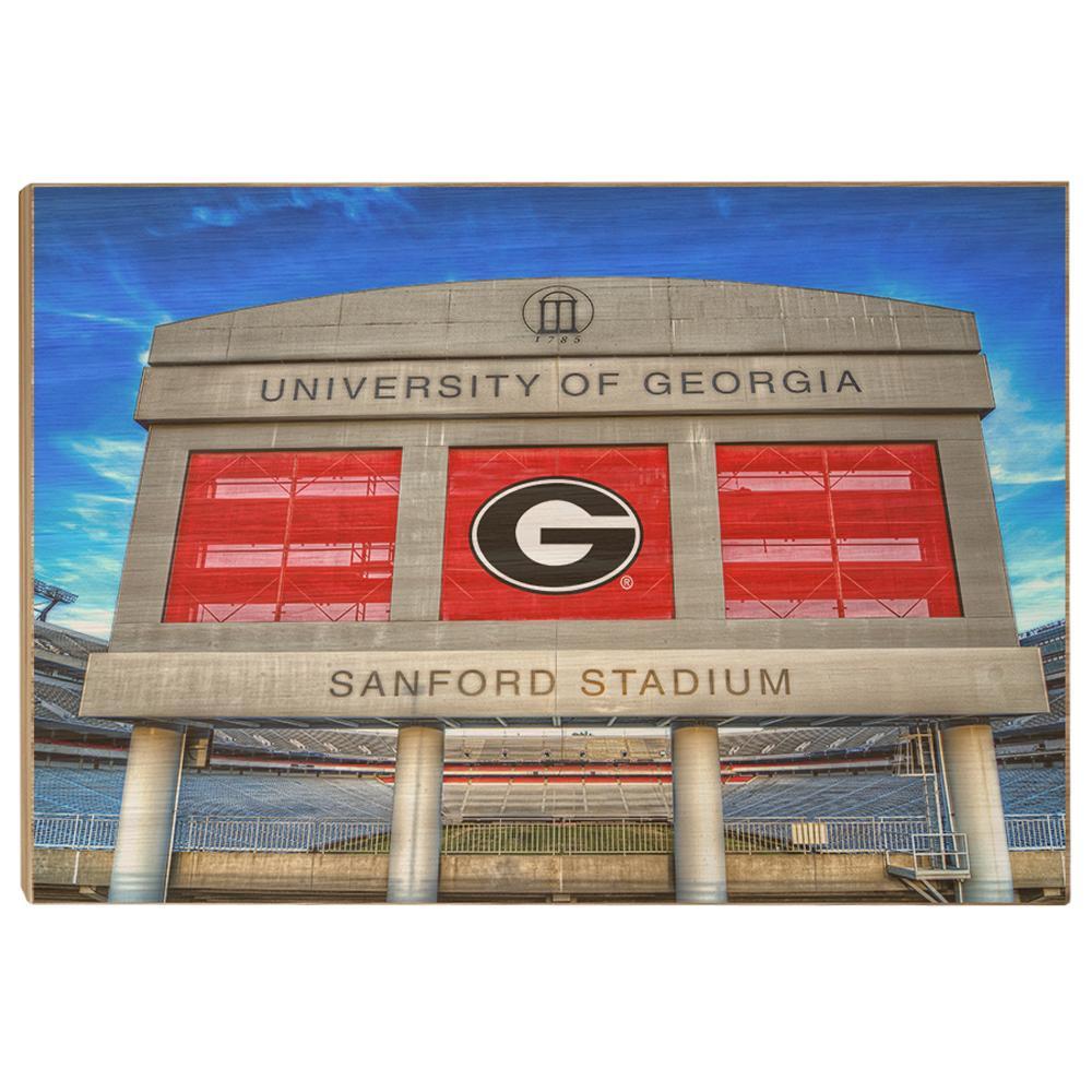Georgia Bulldogs - Sanford Stadium - College Wall Art #Canvas