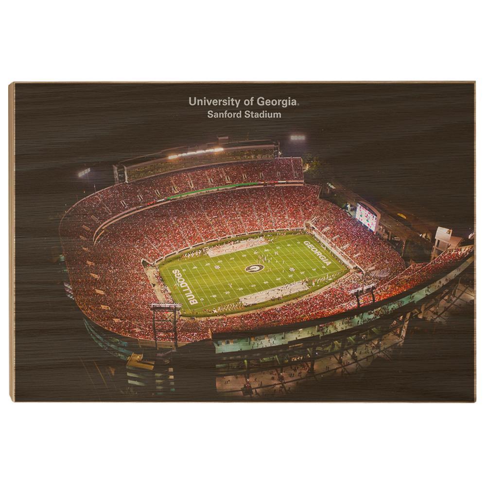 Georgia Bulldogs - University of Georgia Sanford Stadium - College Wall Art #Canvas