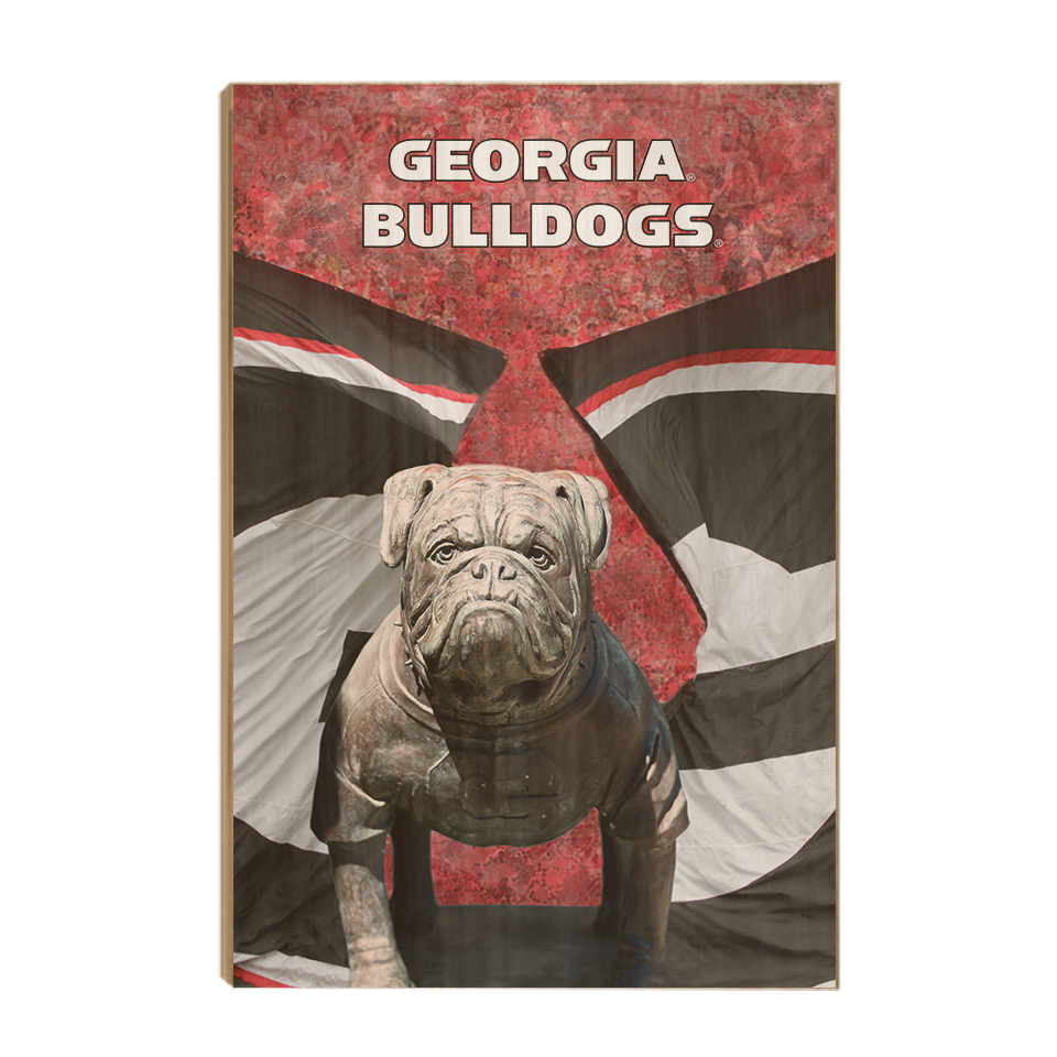 Georgia Bulldogs - Georgia Bulldogs - College Wall Art #Wood