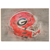 Georgia Bulldogs - Georgia Helmet Fine Art - College Wall Art #Wood