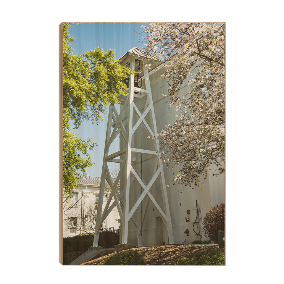 Georgia Bulldogs - Spring Bell Tower - College Wall Art #Canvas